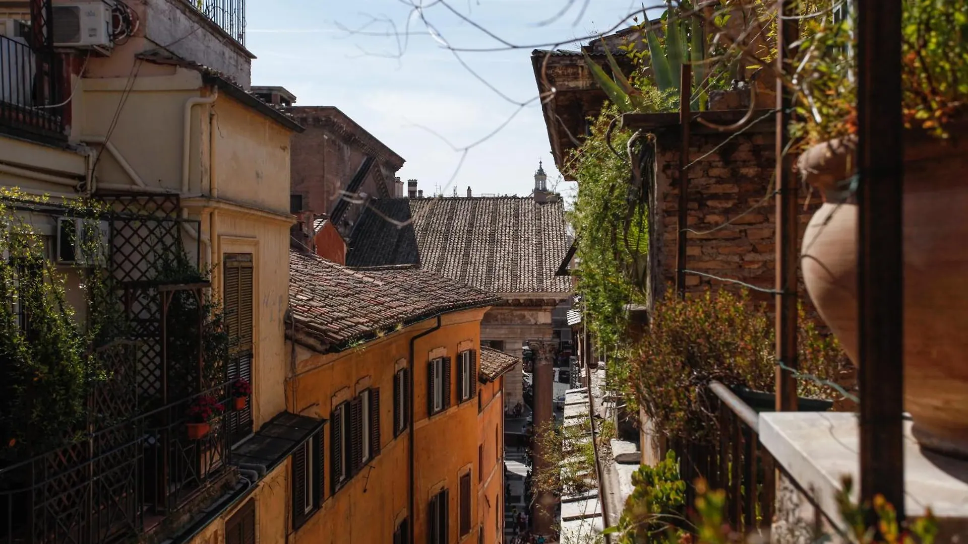 Above Pantheon Roof Apartment Rome