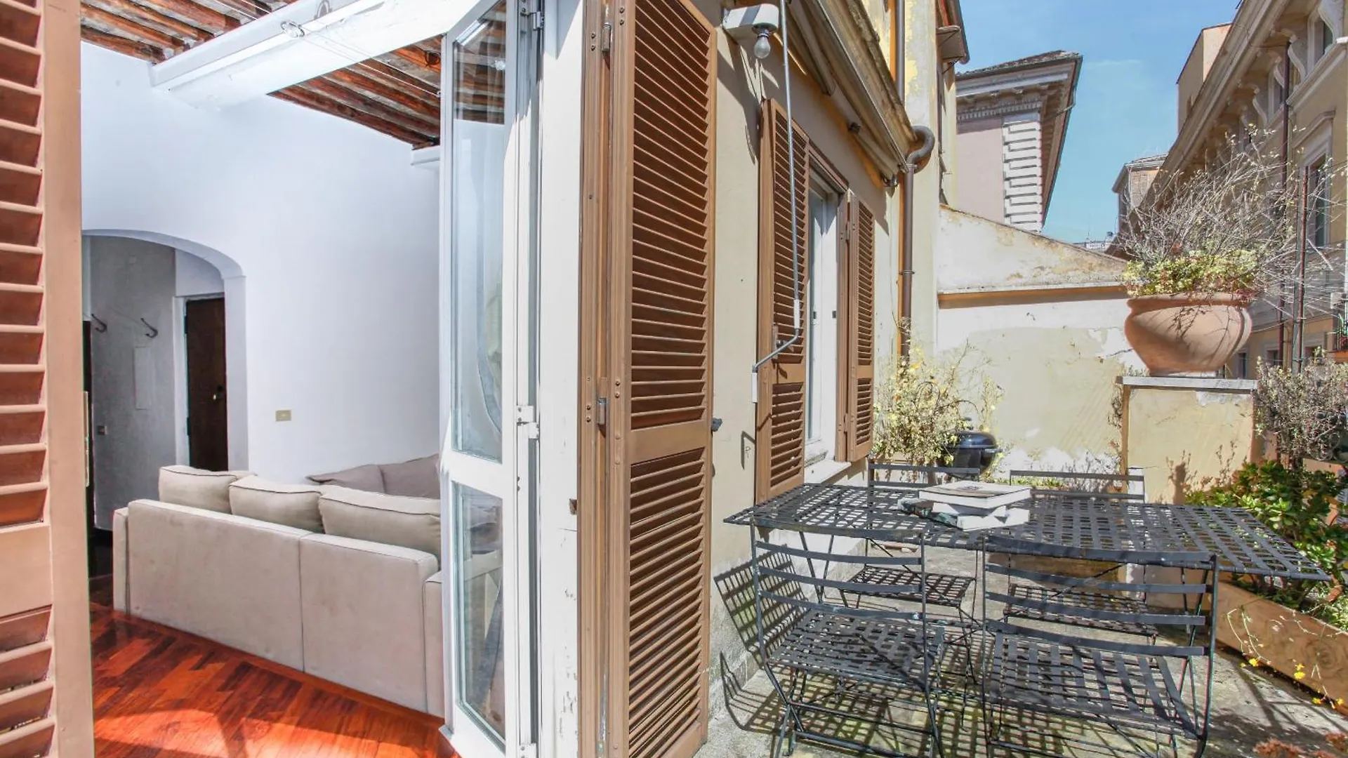 Above Pantheon Roof Apartment Rome